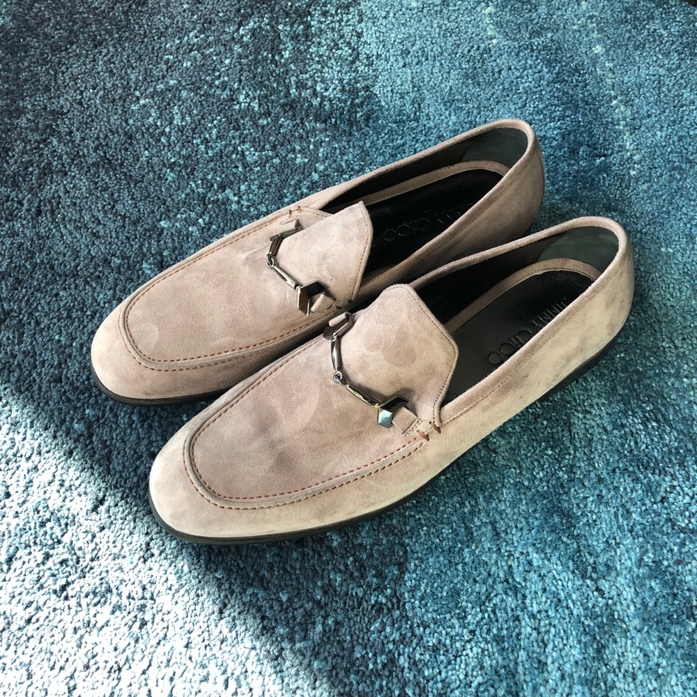 Brand new Jimmy Choo suede loafers